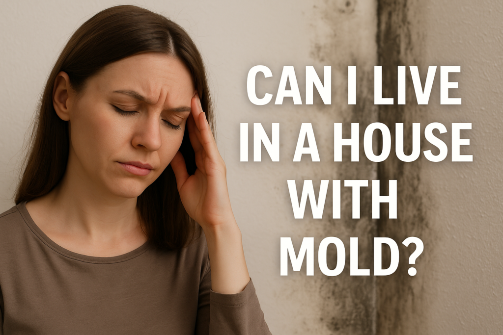 can i live in a house with mold