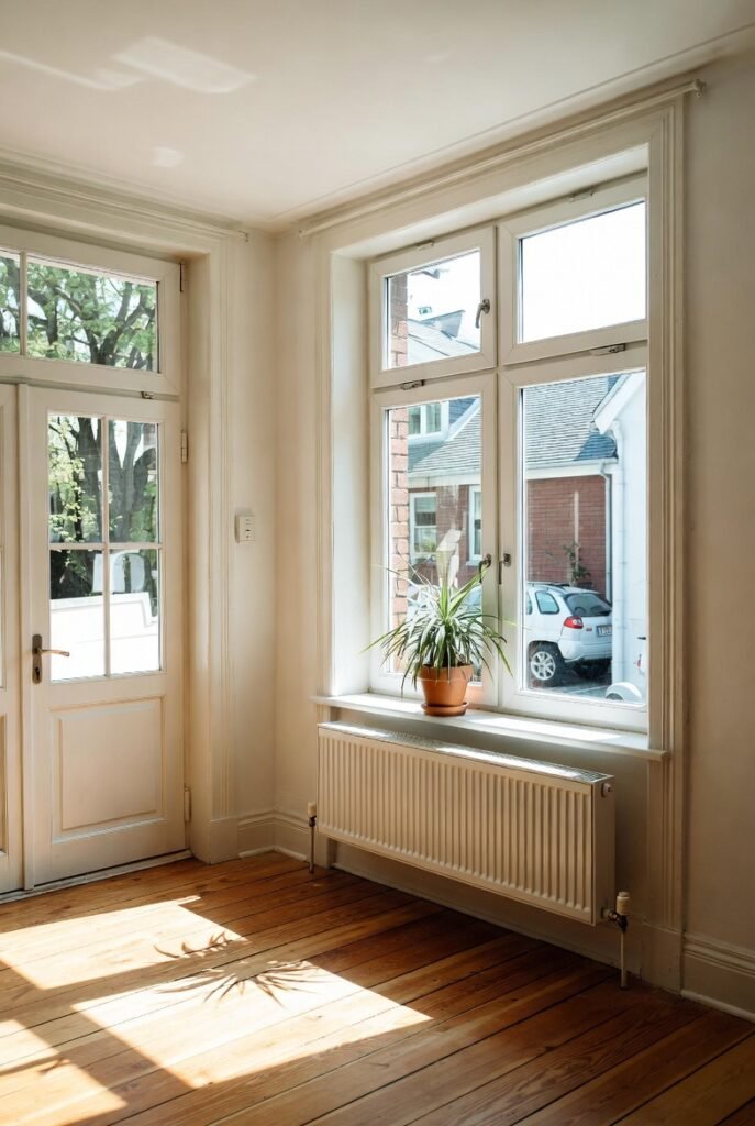 Clean indoor air home environment with natural light